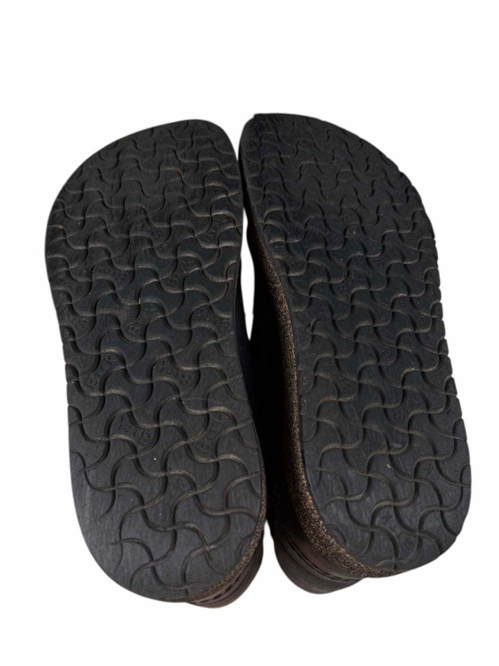 Birkenstock HONNEF LOW Black Suede Leather Size 39- US Womens-8 Mens-6 - Picture 11 of 13